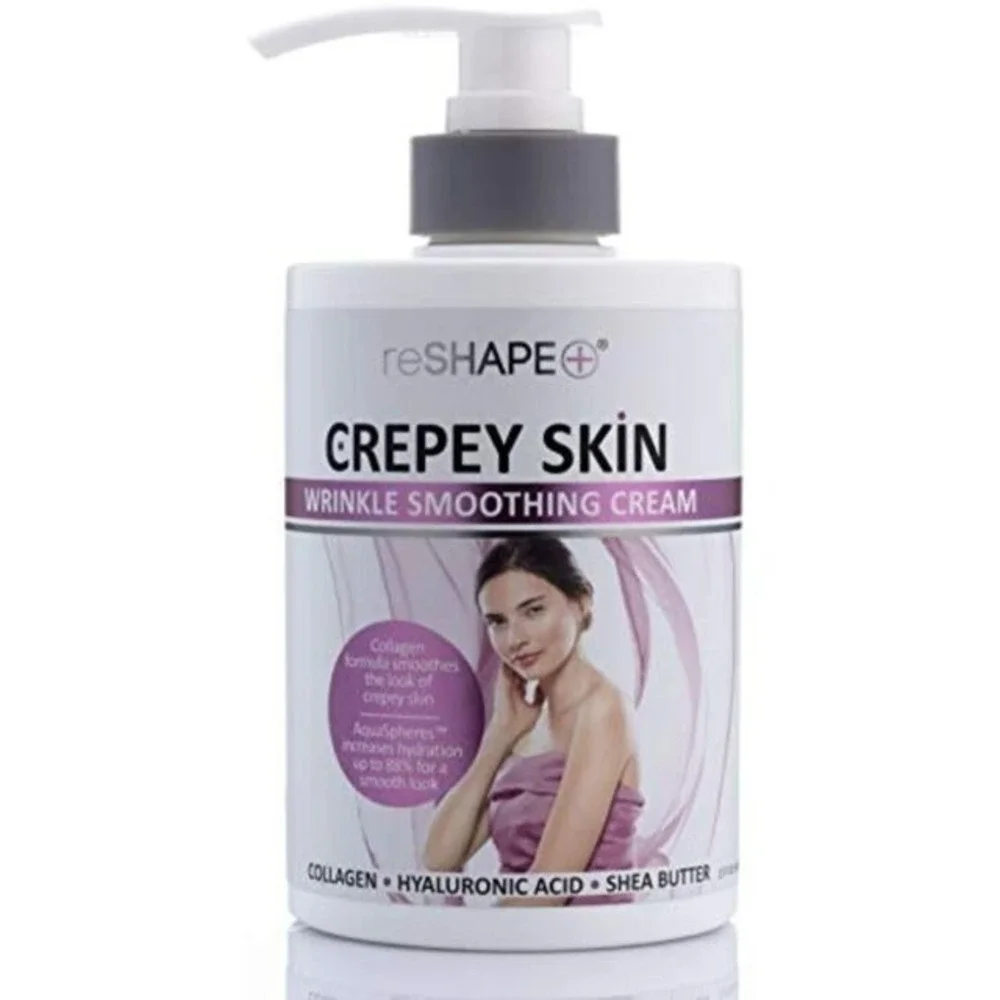 Reshape+ Anti-Aging, Crepey Treatment Body & Face Moisturizing Skin Cream Lotion